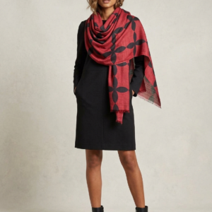 RED COLOR STOLE