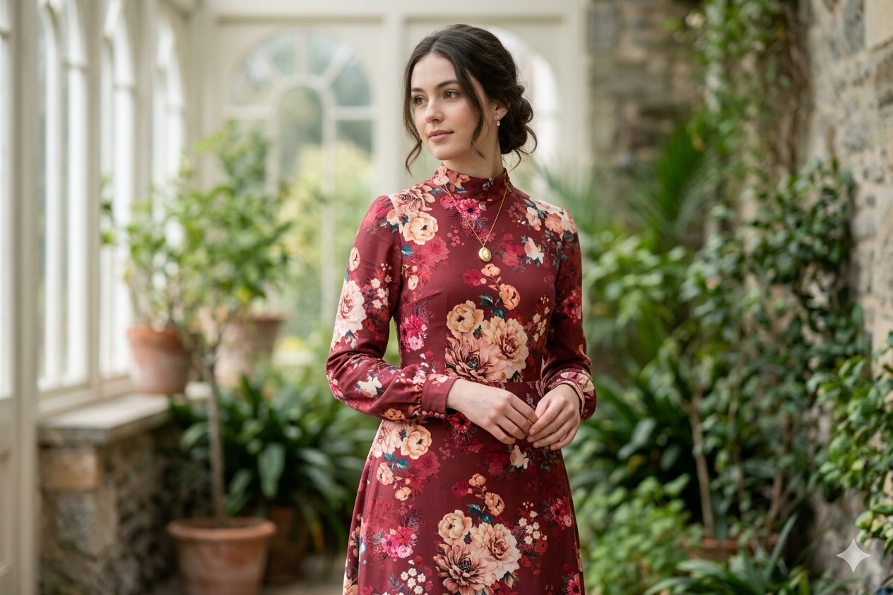 MULTICOLOR FLOWER PRINT FABRIC - Image 4