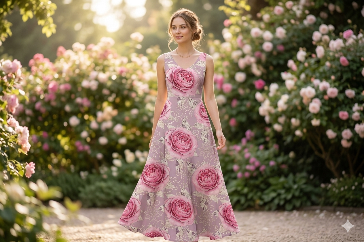 ROSE PRINT FABRIC - Image 4
