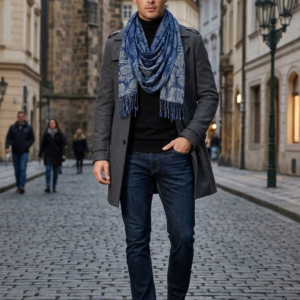 WOOL PRINT SCARF